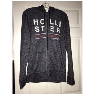 Men Hollister zip up sweatshirt